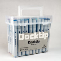 40 rotuladores Docktip Brush en caja
